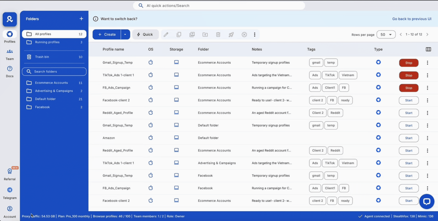 MLX redesign: favorite proxy location