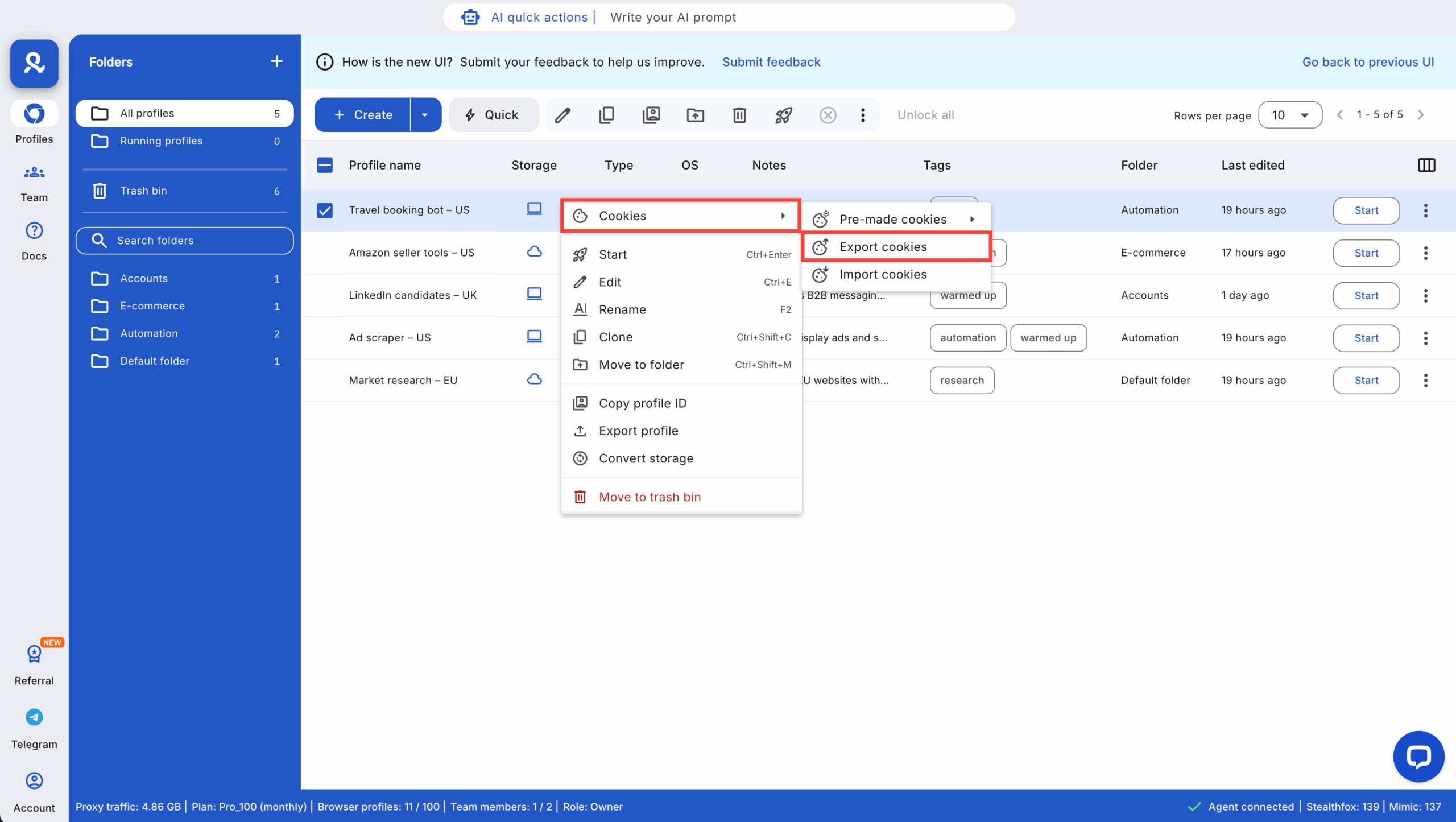 Cookies or browsing data overlap