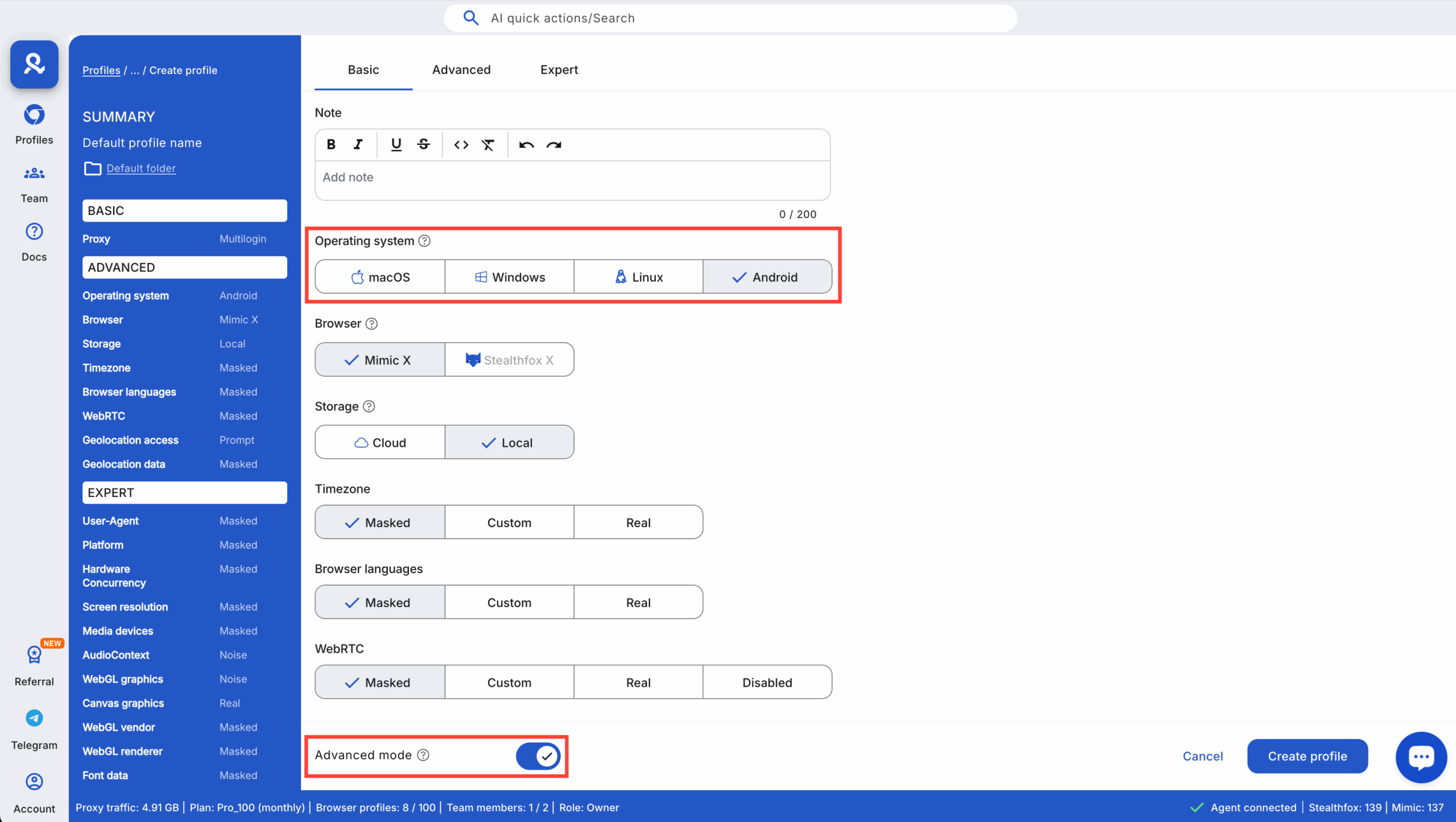 Inconsistent mobile and desktop signals